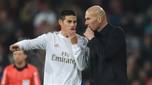 Zidane se cansó de que le pregunten por James: "No quiero hablar más de esto"