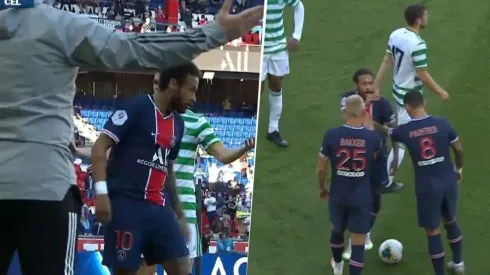 Lo mandó a callar: Neymar se enojó con el DT del Celtic y le dijo de todo