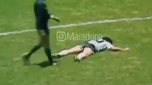 "¿Por qué camina así Maradona?", el video que la rompe en Twitter