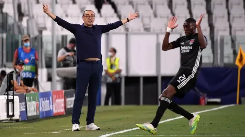 Foto de Sarri, entrenador de Juventus.
