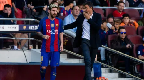 A Luis Enrique le preguntaron cómo convencer a Messi para que siga en Barcelona