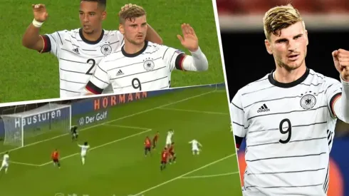 Dejó parado a De Gea: golazo de Werner para el 1 a 0 de Alemania