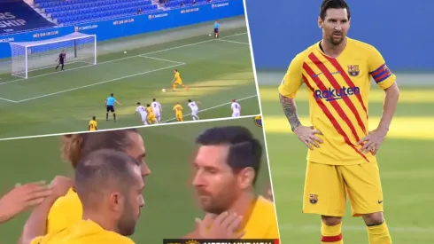 Messi se lo dejó para que agarre confianza y Griezmann de penal puso el 2 a 0 del Barcelona