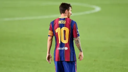 Foto de Lionel Messi, jugador de Barcelona.
