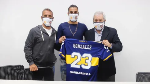 Foto de Diego Gonzalez, ahora jugador de Boca.
