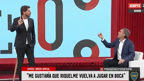 Ruggeri se calentó con Vignolo debatiendo si Riquelme puede volver a jugar