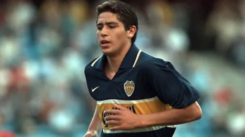 Foto de Juan Román Riquelme, jugador de Boca.
