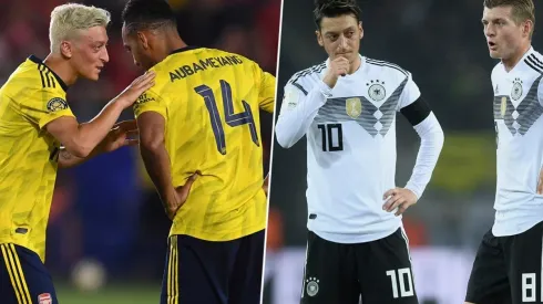 Özil se metió en la guerra Kroos-Aubameyang y tomó partido