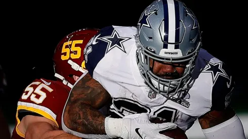 Jugada de Dallas Cowboys y Washington Football Team