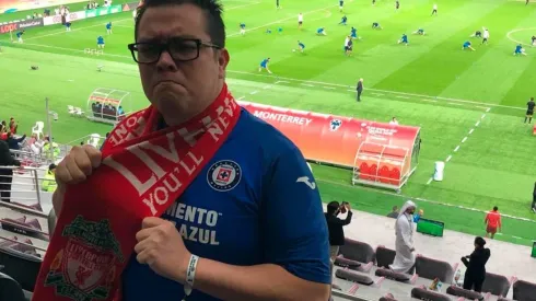 Franco Escamilla festejó la goleada de Cruz Azul ante Pumas en la Semifinal.
