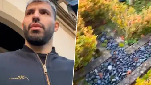 Video: el Kun Agüero tiró un joystick y salió a buscarlo al patio