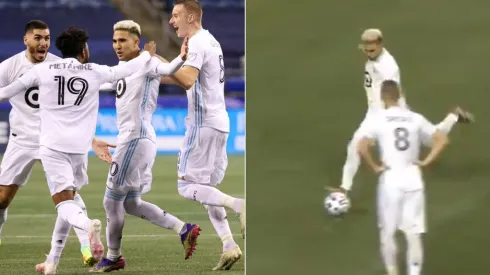 Bebelo Reynoso anotó un golazo en la MLS