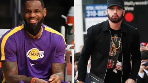 LeBron James y Eminem (Foto: Getty)
