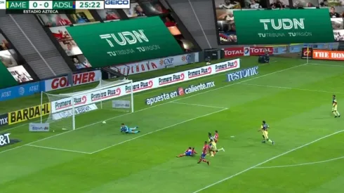 Mauro Lainez marcó su primer gol en América.