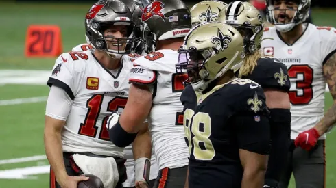 Tom Brady en Buccaneers vs Saints
