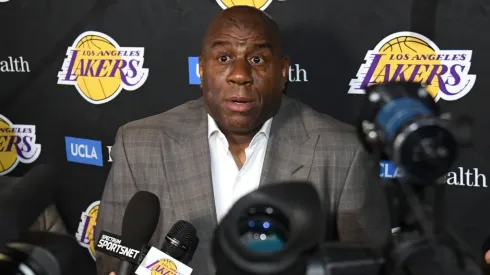 Earvin Magic Johnson, leyenda de Los Angeles Lakers
