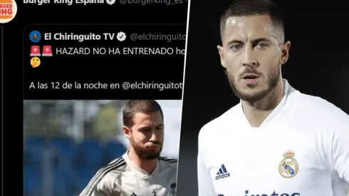 Solo le faltaba esto: Burger King se burló de Hazard en Twitter