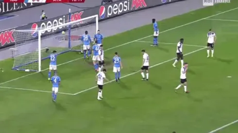 Ospina salvó al Napoli de un golazo de Luis Fernando Muriel