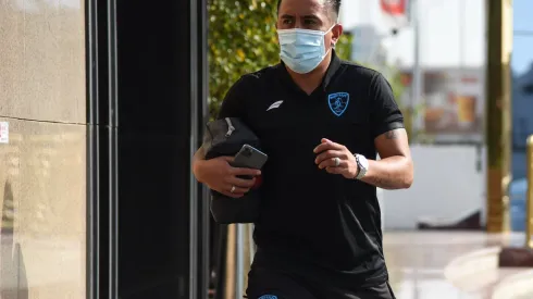 Christian Cueva concentro, fue convocado e ingresó en la segunda mitad.