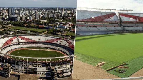 Un billar: River mostró el nuevo césped del Monumental y enamoró a los hinchas