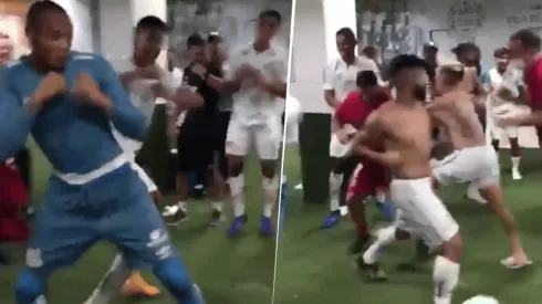 Video viral: los jugadores del Santos metieron el mejor festejo del año