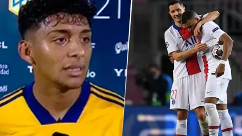 Medina, el pibe de Boca, contó que en el vestuario le dicen como a un jugador del PSG