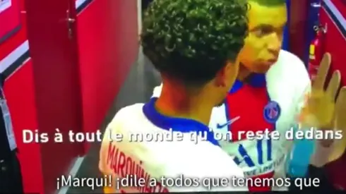 El video de Mbappé en el túnel: "Me quiero llevar el balón del partido"