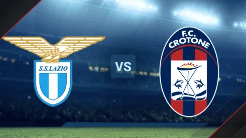 Lazio vs. Crotone por la Serie A.
