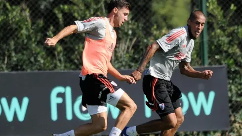 El XI que paró Gallardo en la práctica de River antes del Superclásico con Boca