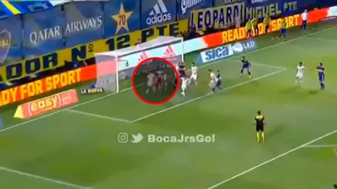 Boca no pateó al arco, pero igual lo empató gracias a un gol en contra de Santos