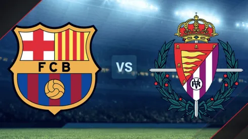 Barcelona vs Real Valladolid por LaLiga.
