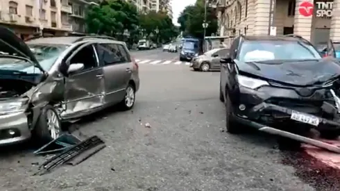 Video: así quedaron los autos implicados en el accidente de Campuzano