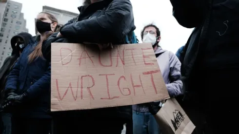 Protestas en Minnesota a consecuencia de la muerte de Daunte Wright (Foto: Getty)
