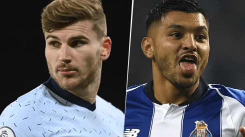 Timo Werner y Jesús "Tecatito" Corona, piezas clave para Chelsea y Porto respectivamente (Foto: Getty Images).
