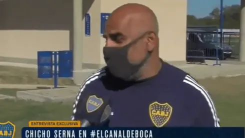 A Chicho Serna le preguntaron por su rol en Boca: "Ni yo sé cuáles son mis funciones"