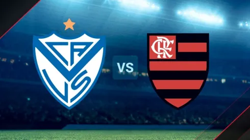 Vélez vs. Flamengo por la Copa Libertadores.
