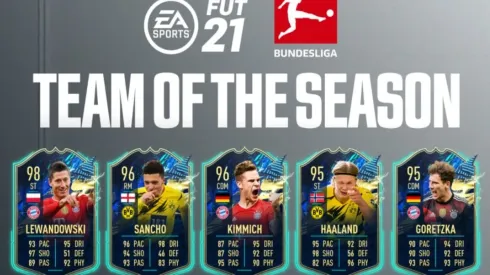 FIFA 21 Ultimate Team recibe el TOTS de la Bundesliga