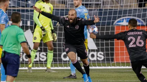 Gonzalo Higuaín viene de marcar un doblete ante Cincinnati (Getty Images)
