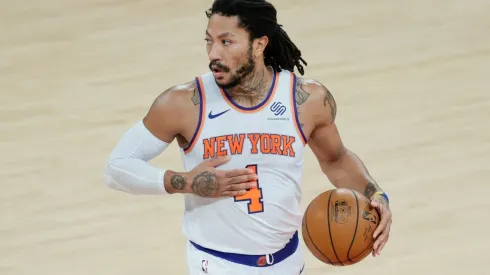 Derrick Rose comandó la ofensiva de New York con 26 puntos (Getty Images)