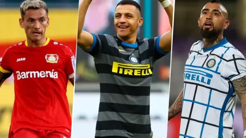 Charles Aránguiz, Alexis Sánchez y Arturo Vidal, entre los más caros de Chile (Foto: Getty Images)
