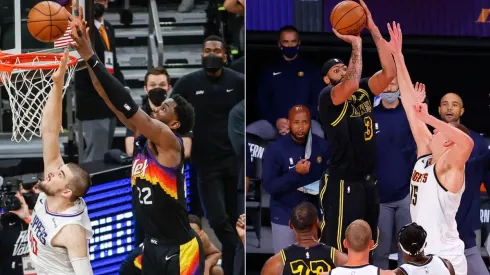 Los tiros de Ayton y Davis.