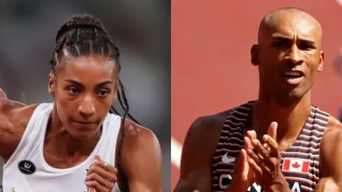 Naffisatou Thiam y Damian Warner, los campeónes de heptatlón y decatlón de Tokio 2020.
