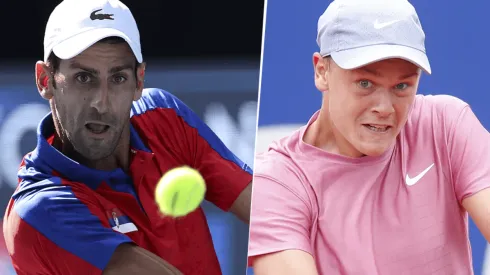 Novak Djokovic vs. Holger Rune por el US Open 2021 (Foto: Getty Images).