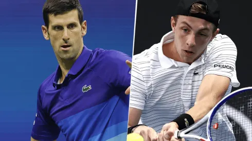 Novak Djokovic vs. Tallon Griekspoor por el US Open (Foto: Getty Images).
