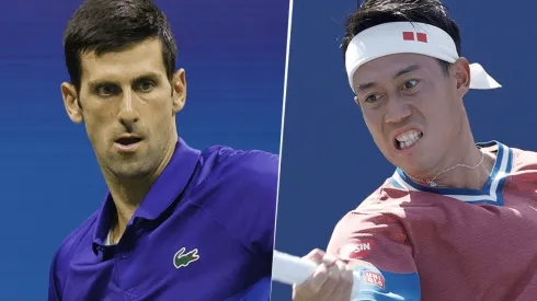 Novak Djokovic vs. Kei Nishikori por el US Open (Foto: Getty Images).
