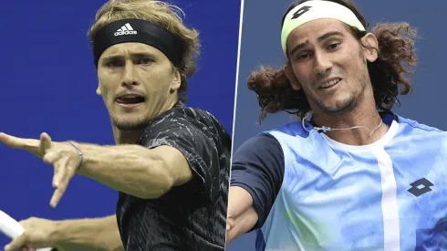 Alexander Zverev vs. Lloyd Harris por el US Open (Foto: Getty Images).
