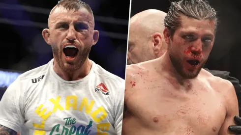 Alexander Volkanovski vs. Brian Ortega por el UFC 266 (Foto: Getty Images).
