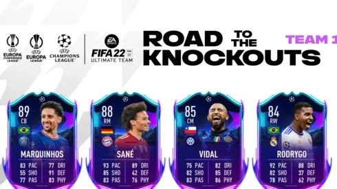 FIFA 22 revela las primeras cartas de Road to the Knockouts