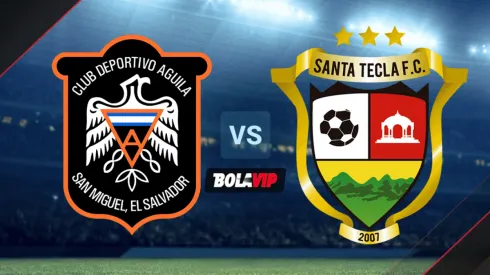 Águila vs. Santa Tecla por la Liga Mayor de El Salvador.
