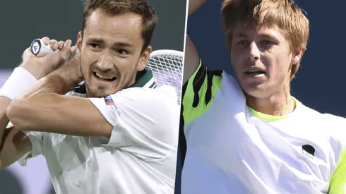 Daniil Medvedev vs. Iliá Ivashka por el Masters 1000 de París (Foto: Getty Images).
